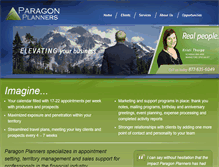 Tablet Screenshot of paragonplanners.com